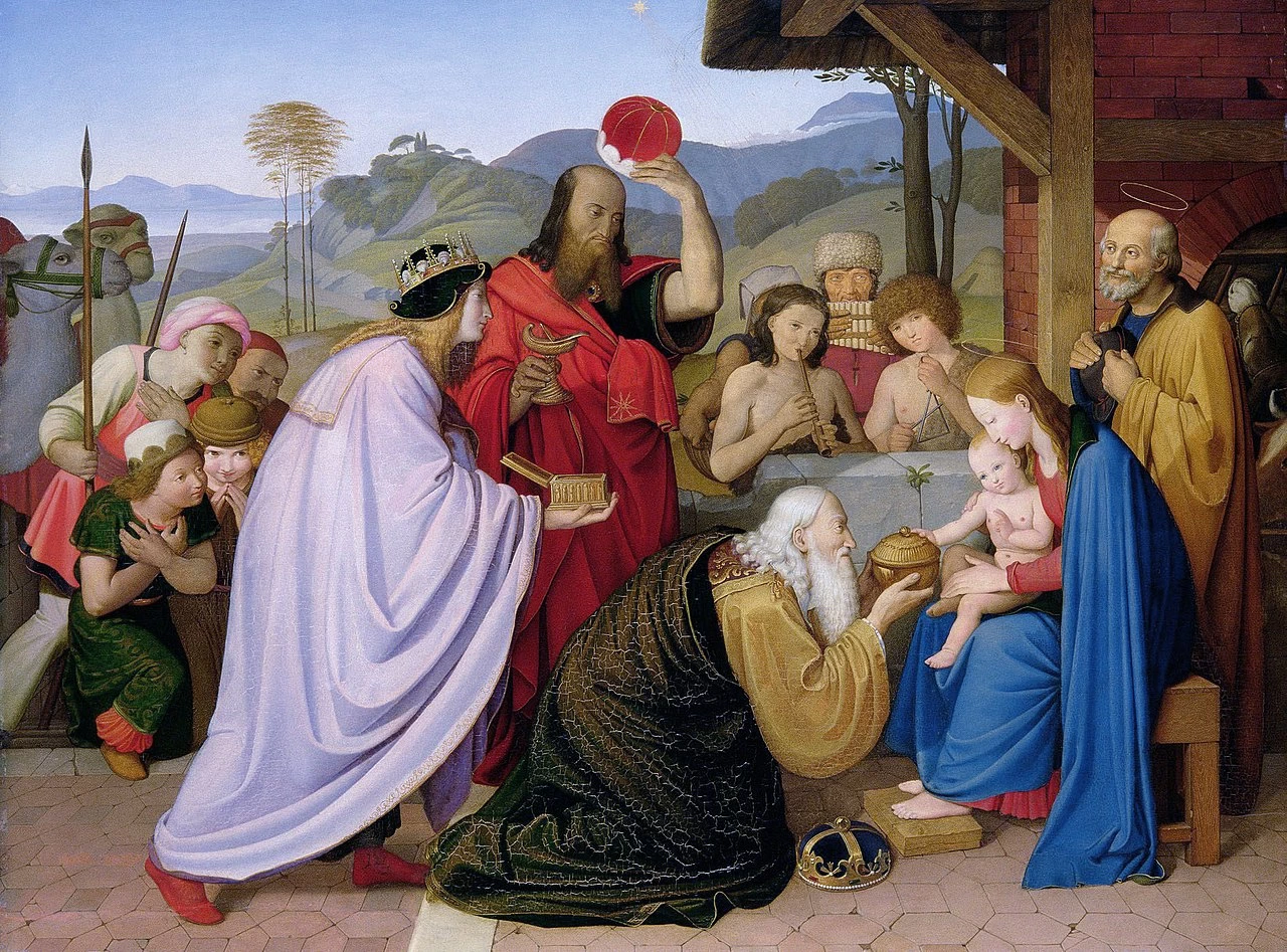Friedrich Overbeck - L'adorazione dei Magi, Hamburger Kunsthalle, Amburgo